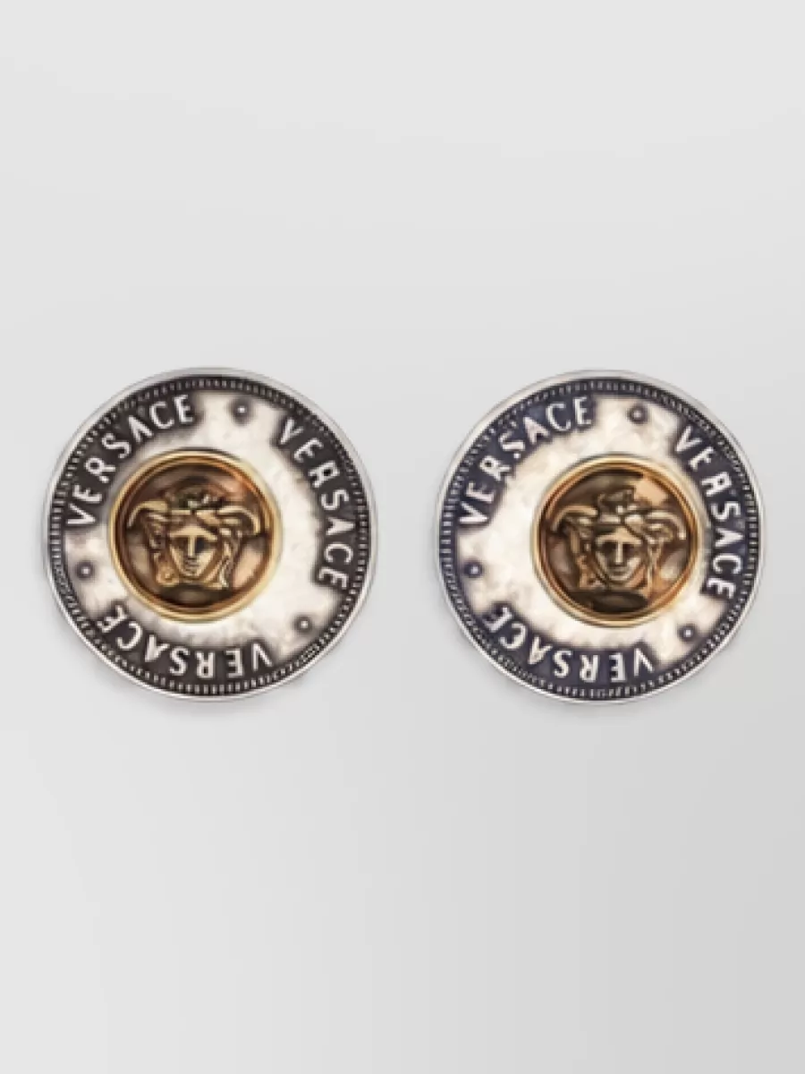 Versace coins earrings