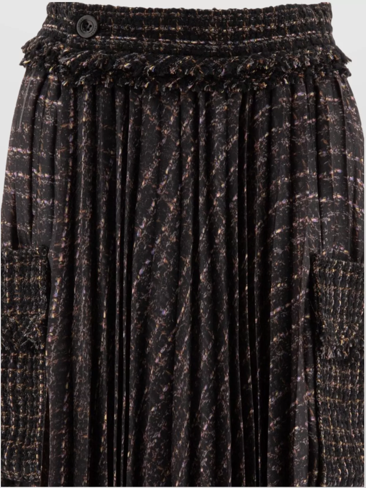 Sacai Pleated Cargo Pocket Skirt
