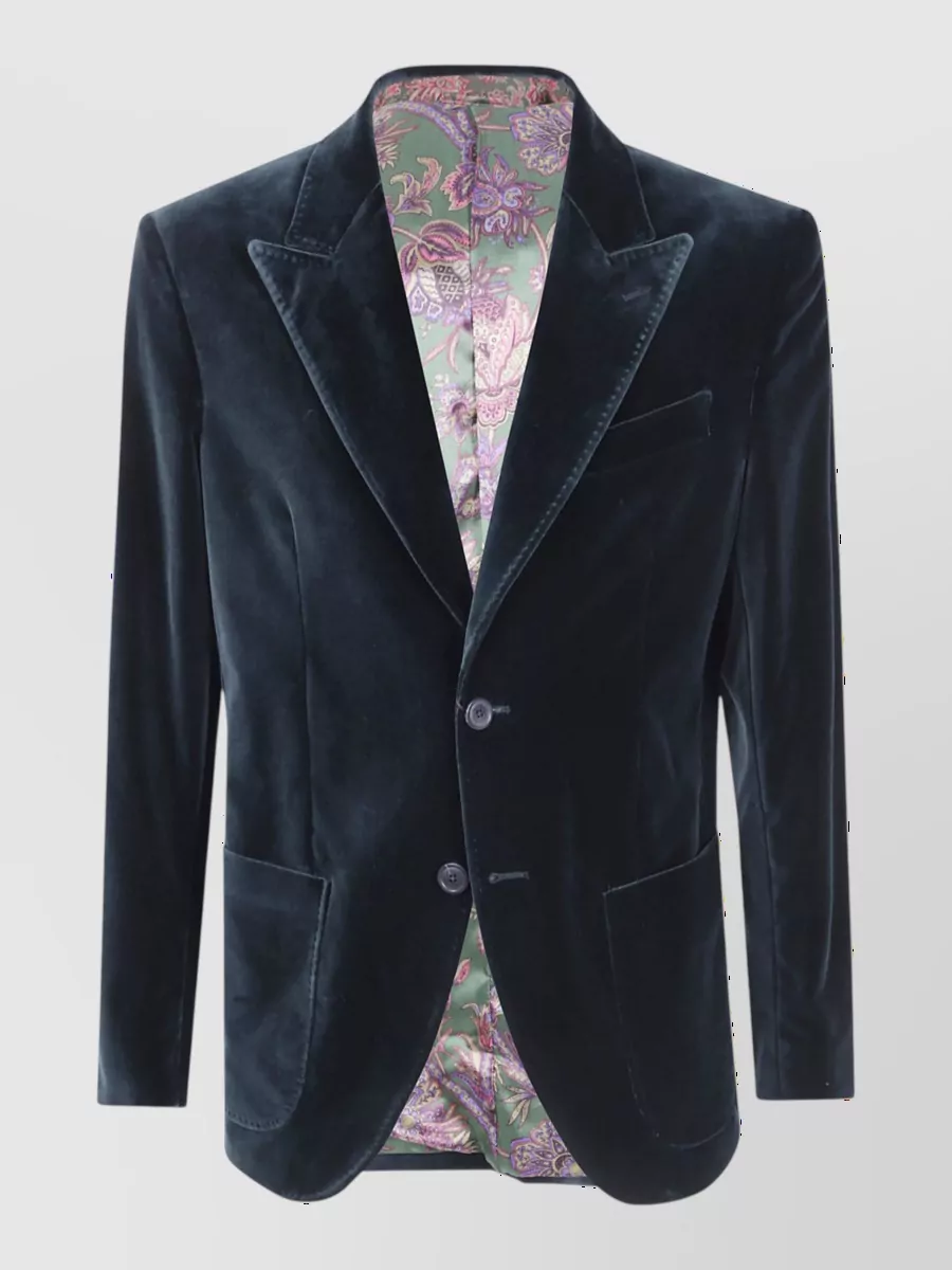 Etro single breasted blazer