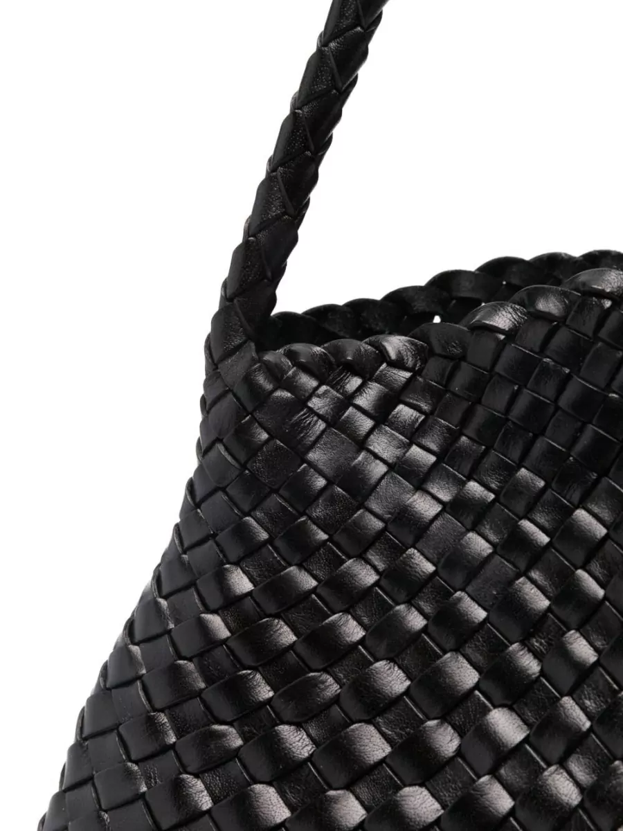 Dragon Diffusion Ars Tote Wicker And Leather Tote Bag