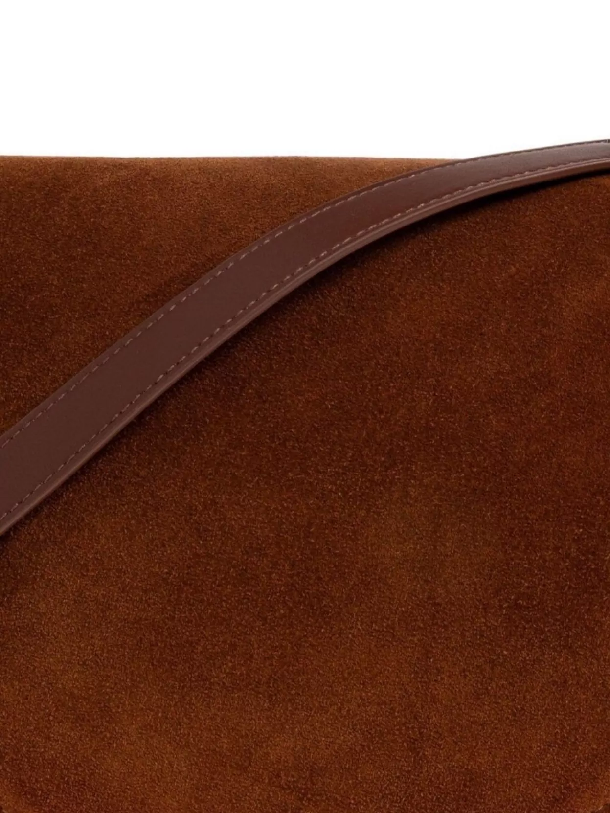 Wandler Suede Finish Shoulder Bag With Adjustable Strap
