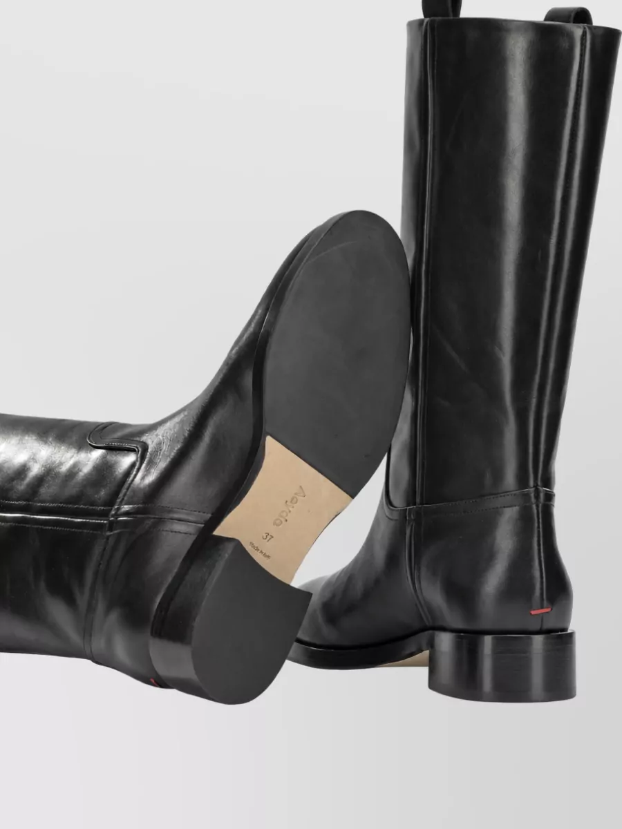 Aeyde Leather Knee-High Boots
