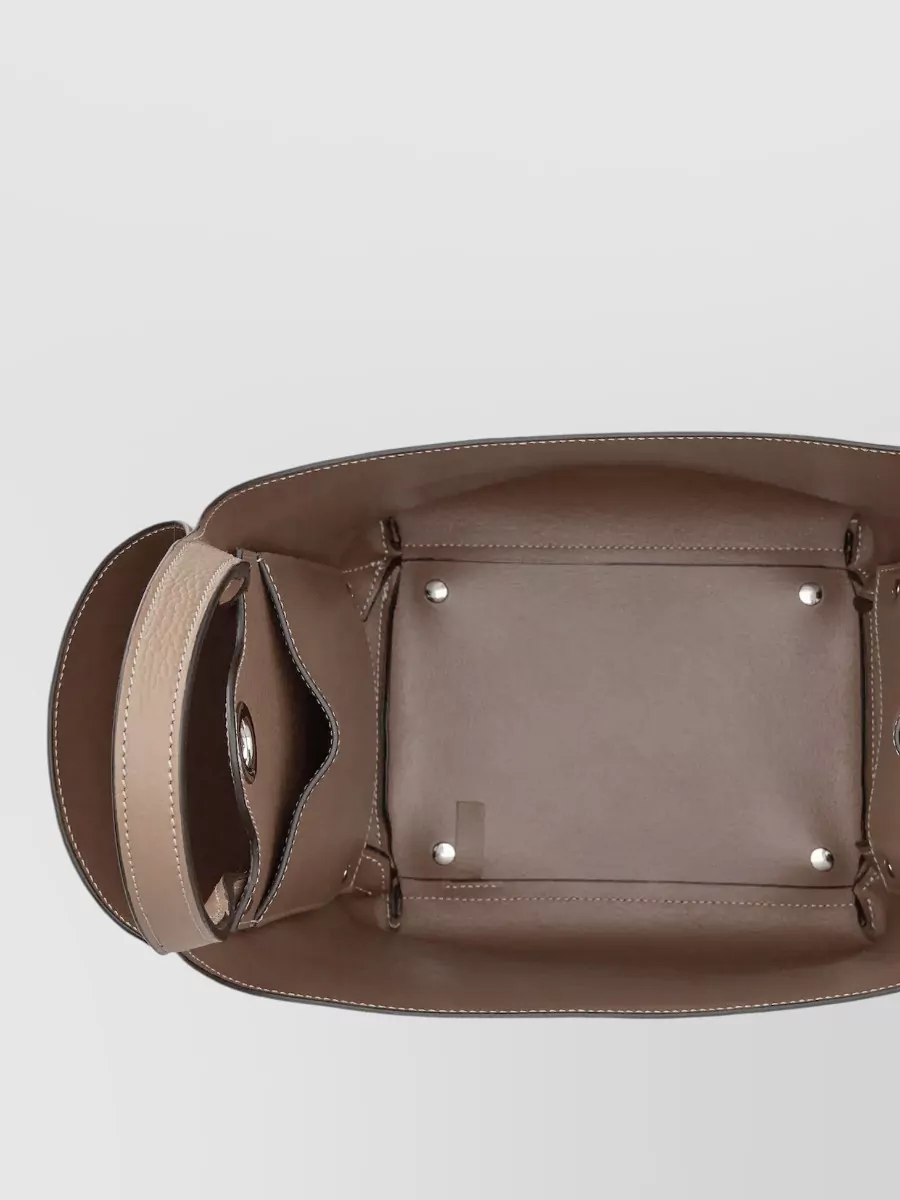 Tod's Bucket Mini Leather Bucket Bag