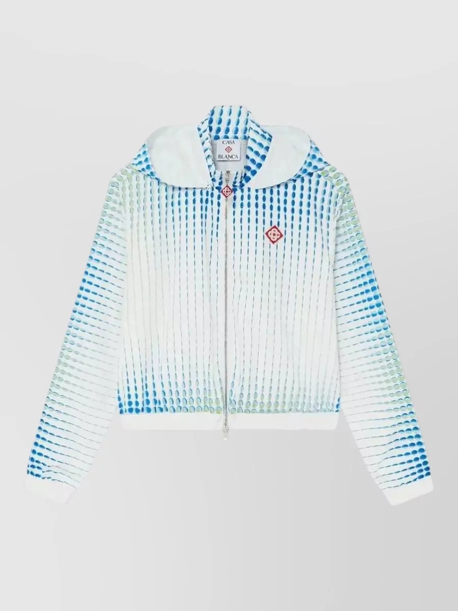 Casablanca nylon hooded jacket
