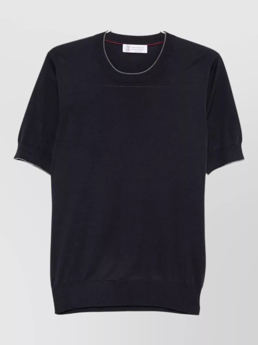 Brunello Cucinelli Fine-Knit Cotton T-Shirt