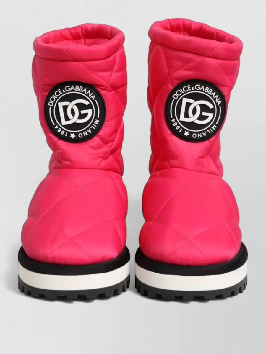 Dolce&Gabbana quilted mid calf boots