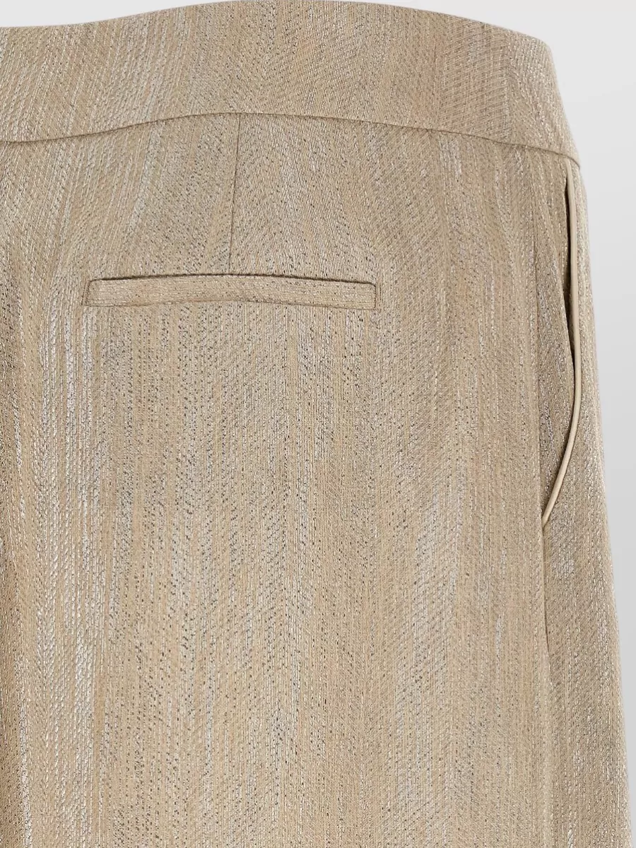 Peserico Lame Midi Pencil Skirt