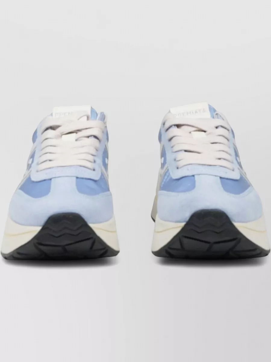 Premiata Leather Low-Top Sneakers