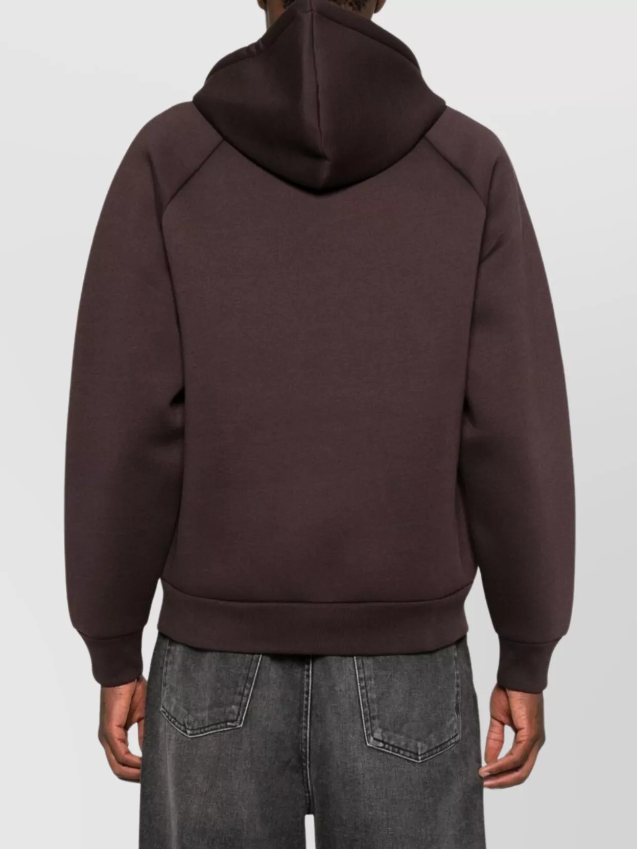 Carhartt Hooded Short Jacket Front Pocket Design In Brown