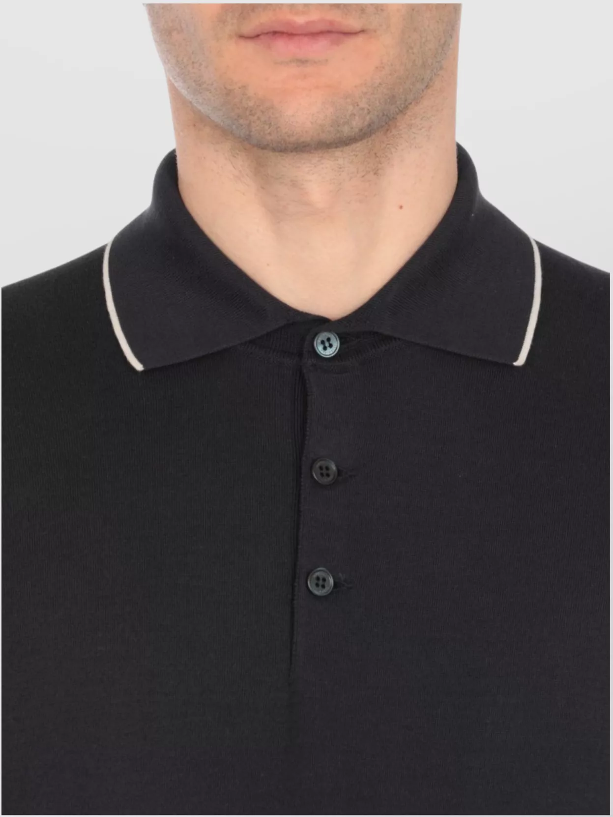 Brunello Cucinelli Polo Shirt Contrast Trim