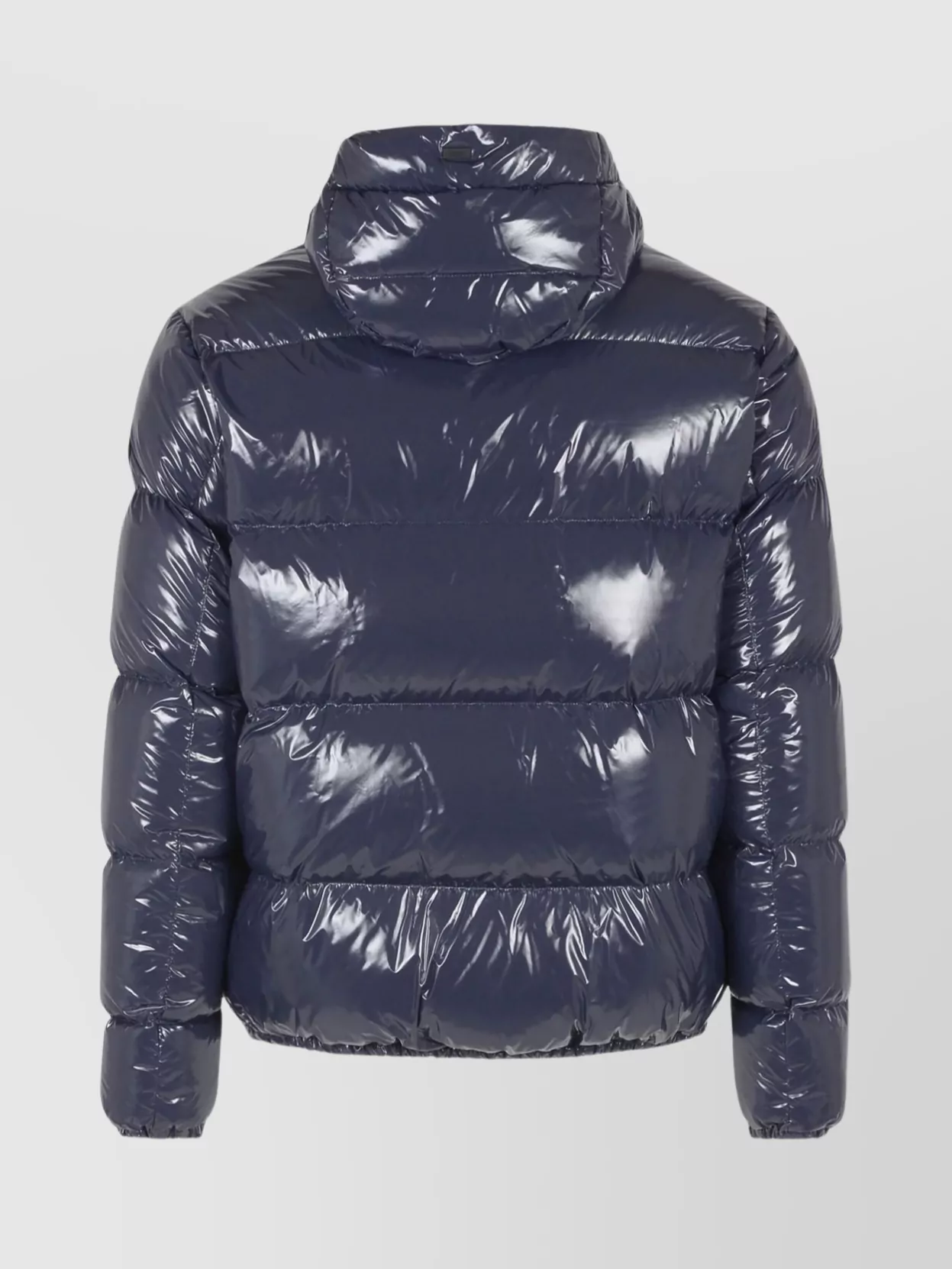Herno Hooded Quilted Jacket Shiny Finish