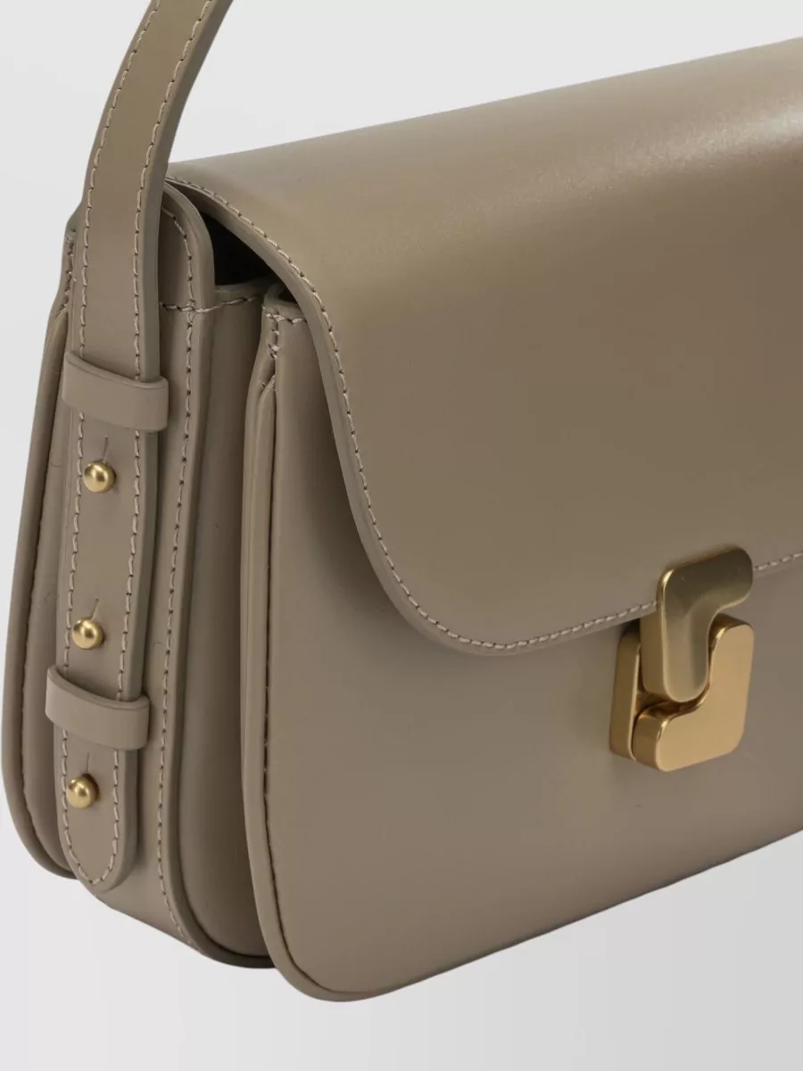 Soeur Calf Leather Mini Crossbody Bag