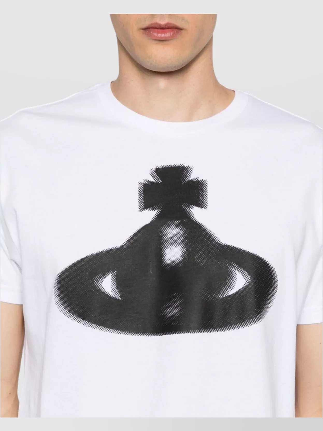 Vivienne Westwood Crew Neck Graphic Print Straight Hem