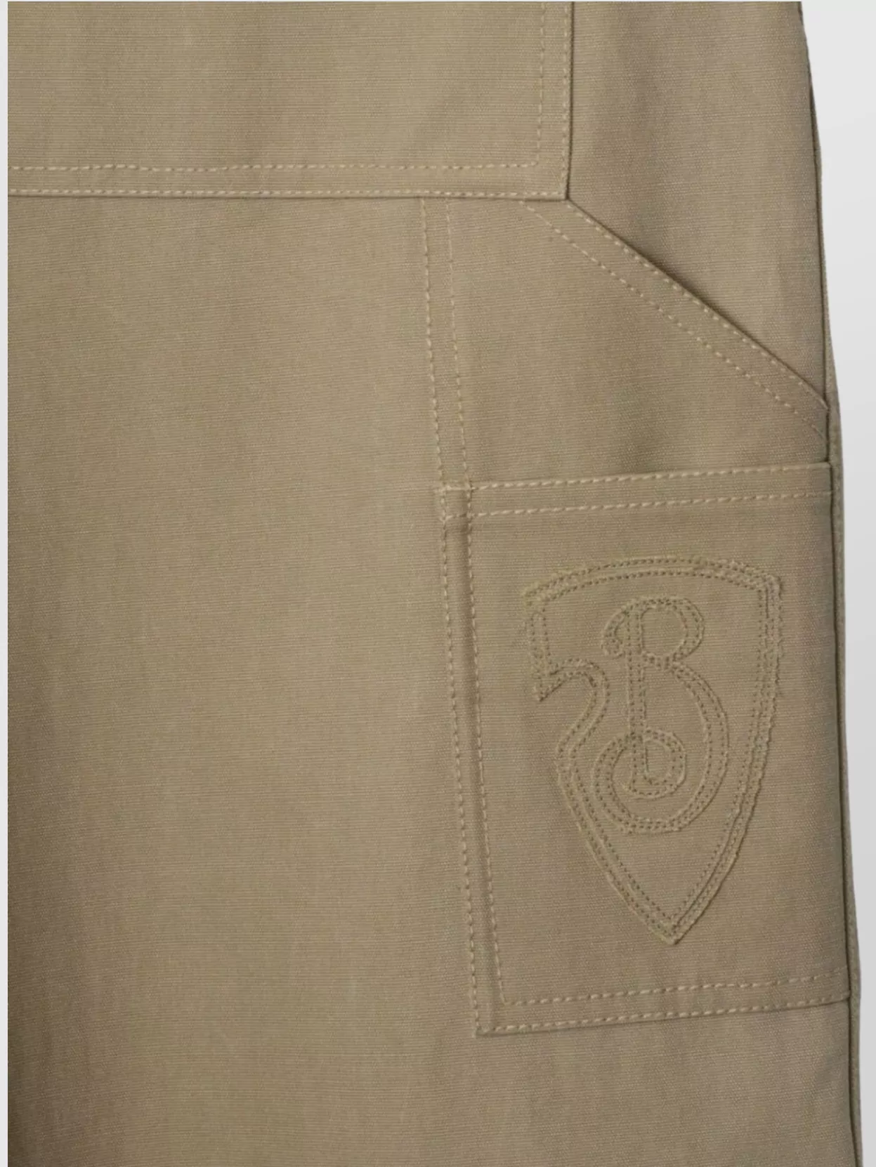 Burberry Relaxed Fit Wide Leg Trousers
