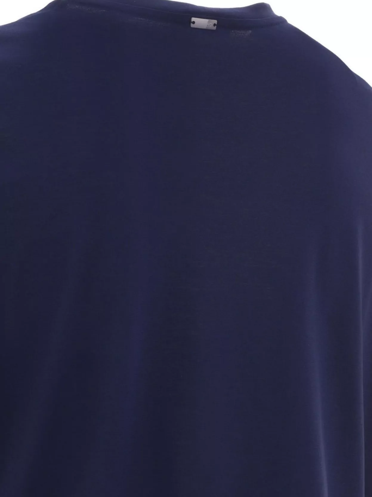 Herno Crew Neck Plain Design Short Sleeves T-shirt In Blue