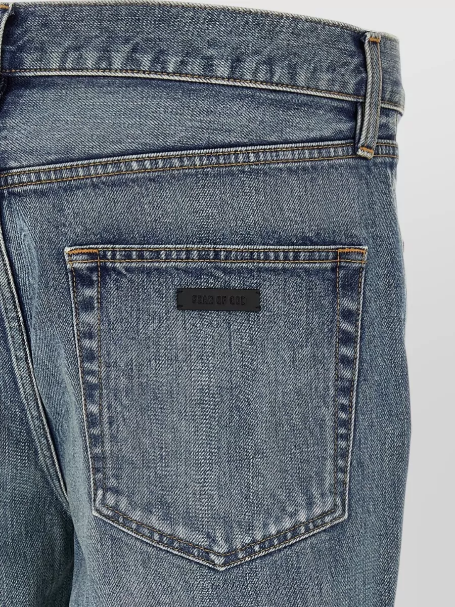Fear Of God Denim High-Rise Wide-Leg Jeans