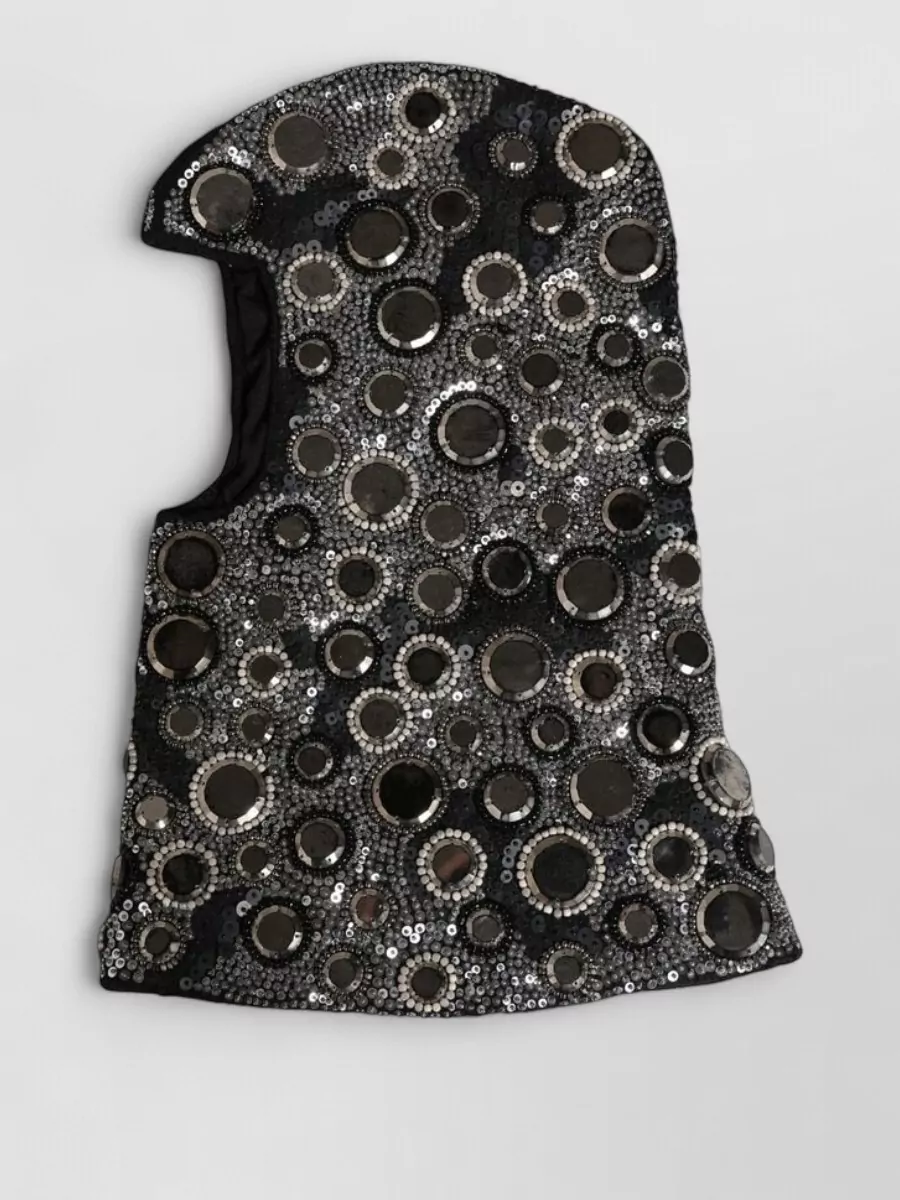 Dolce&Gabbana wool crystal embellished balaclava