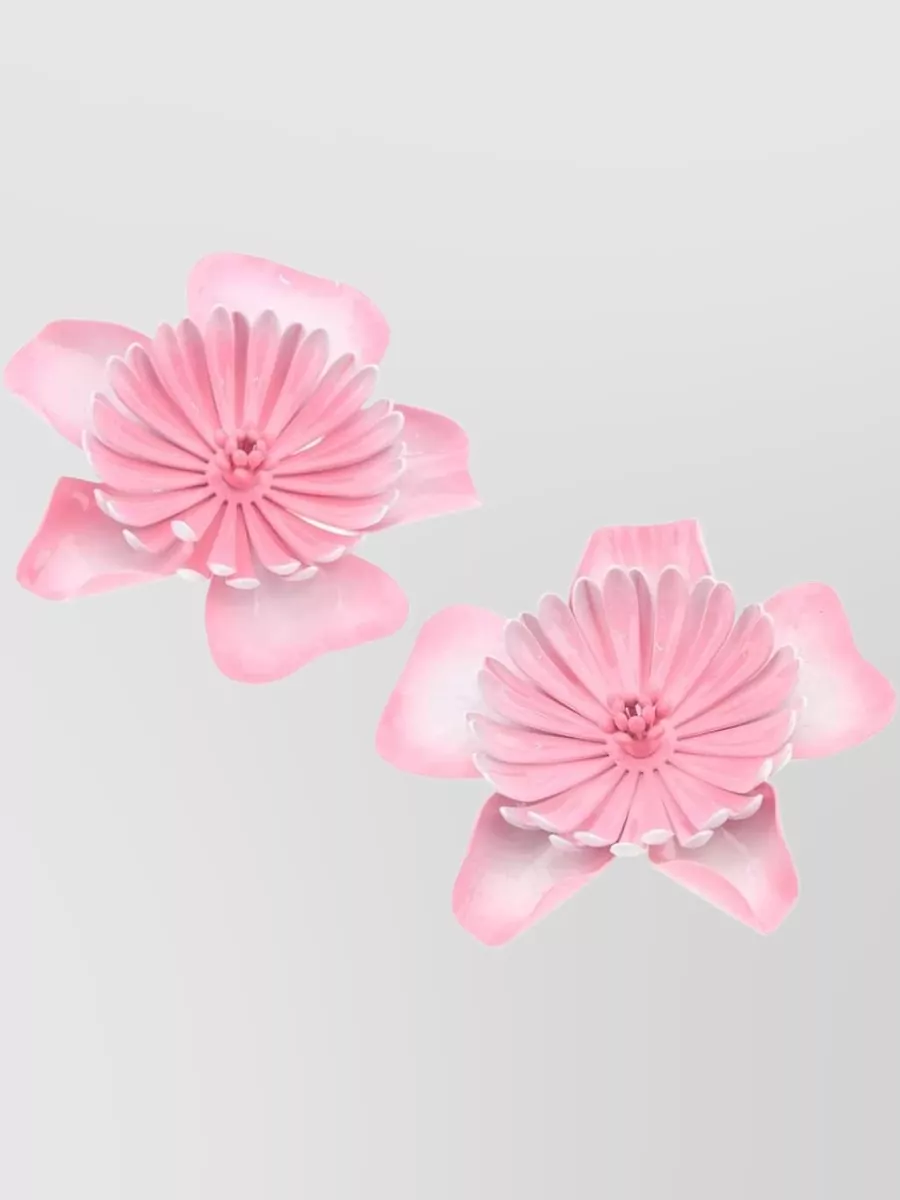 Chloé Pink Brass Earrings