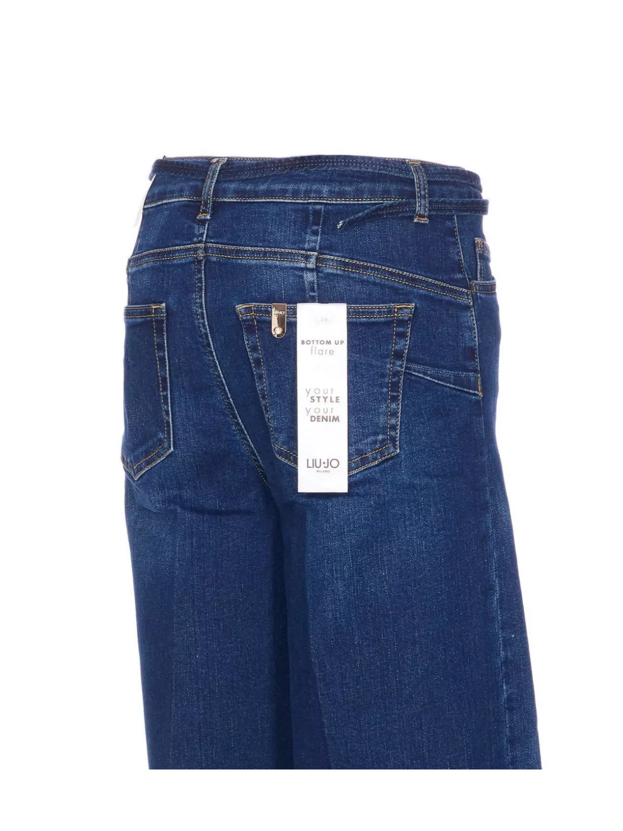 Liu Jo High Waist Wide Leg Trousers With Belt