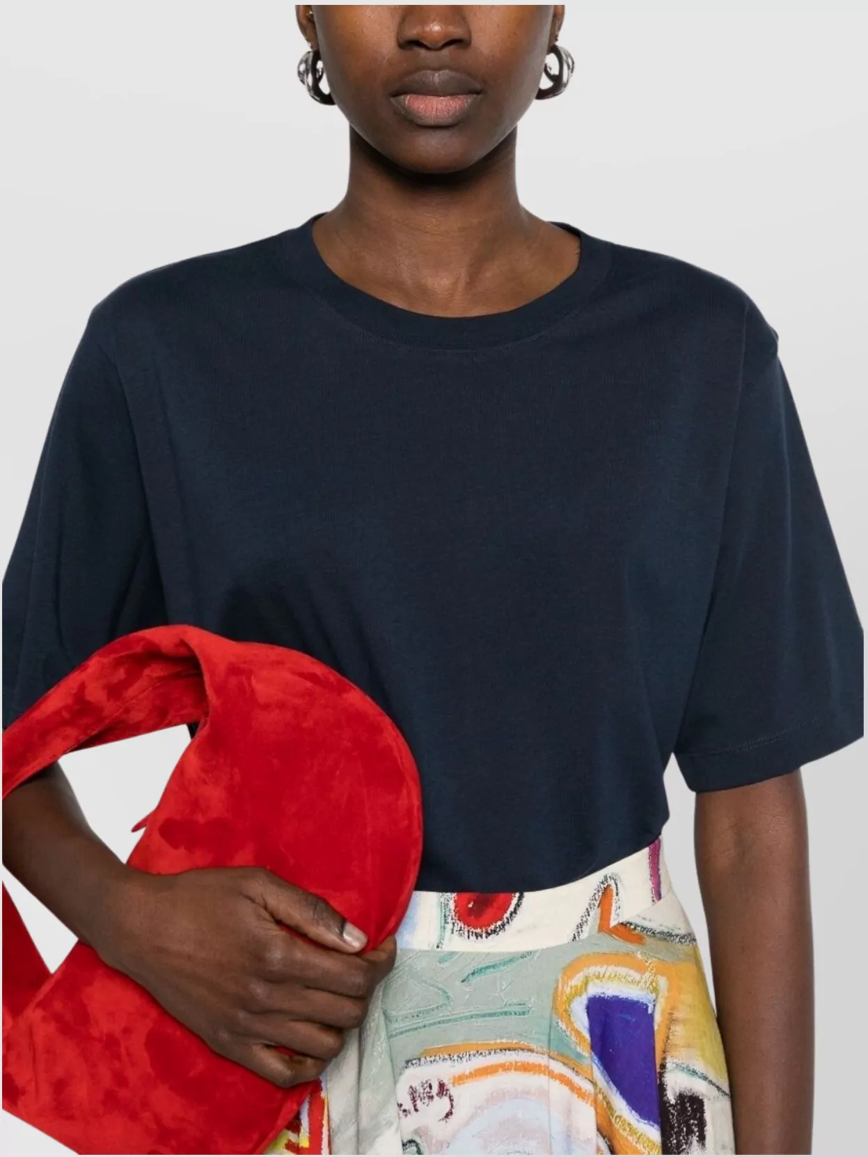 Shop Dries Van Noten Crew Neck Short Sleeves Straight Hem