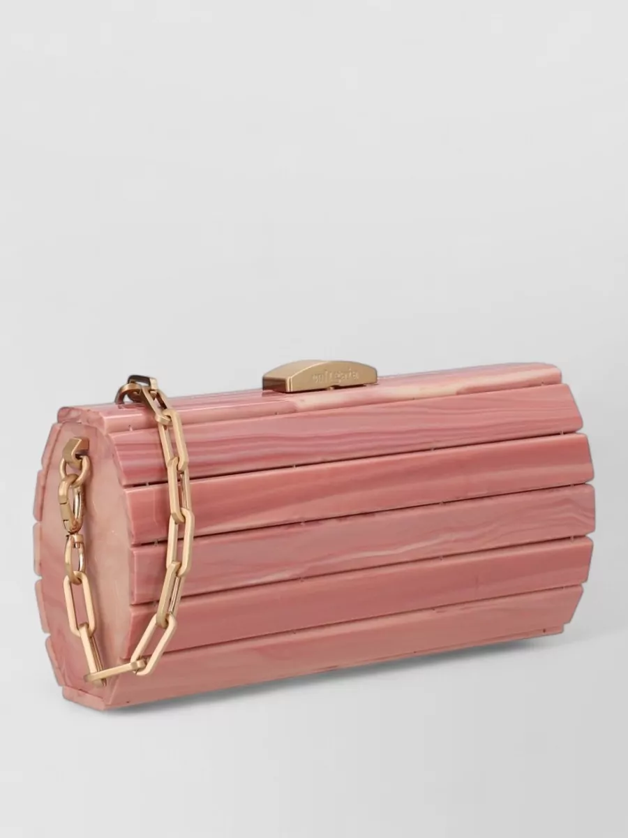 Cult Gaia Acrylic Mini Clutch Bag