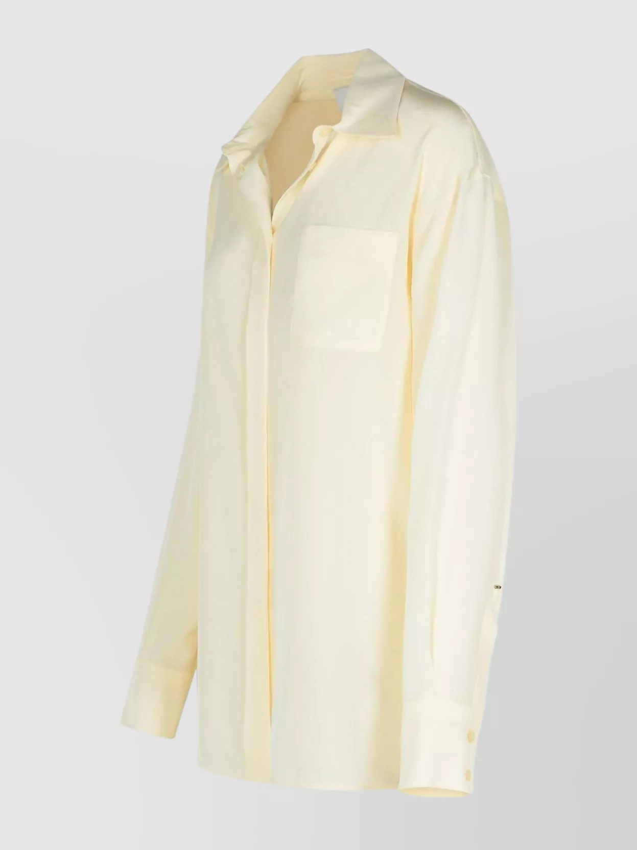 Sportmax 'silk Shirt With Long Sleeves And Collar'