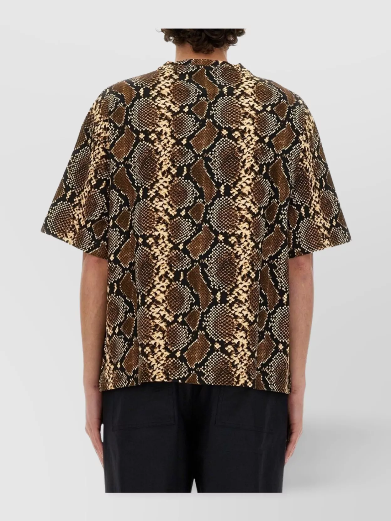 Jil Sander Animal Pattern Relaxed Fit T-Shirt