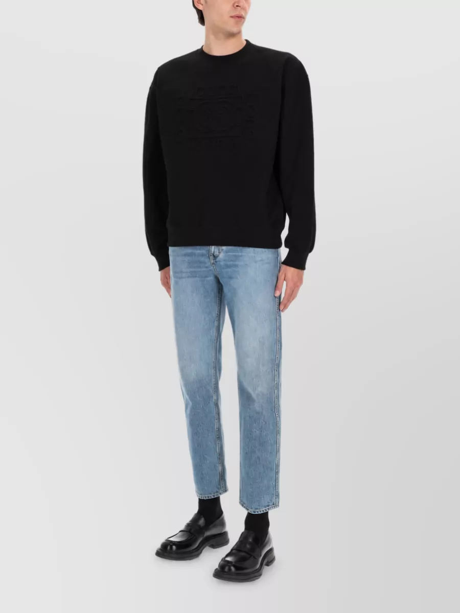 Gucci Logo Crew Neck Sweatshirt Long Sleeves