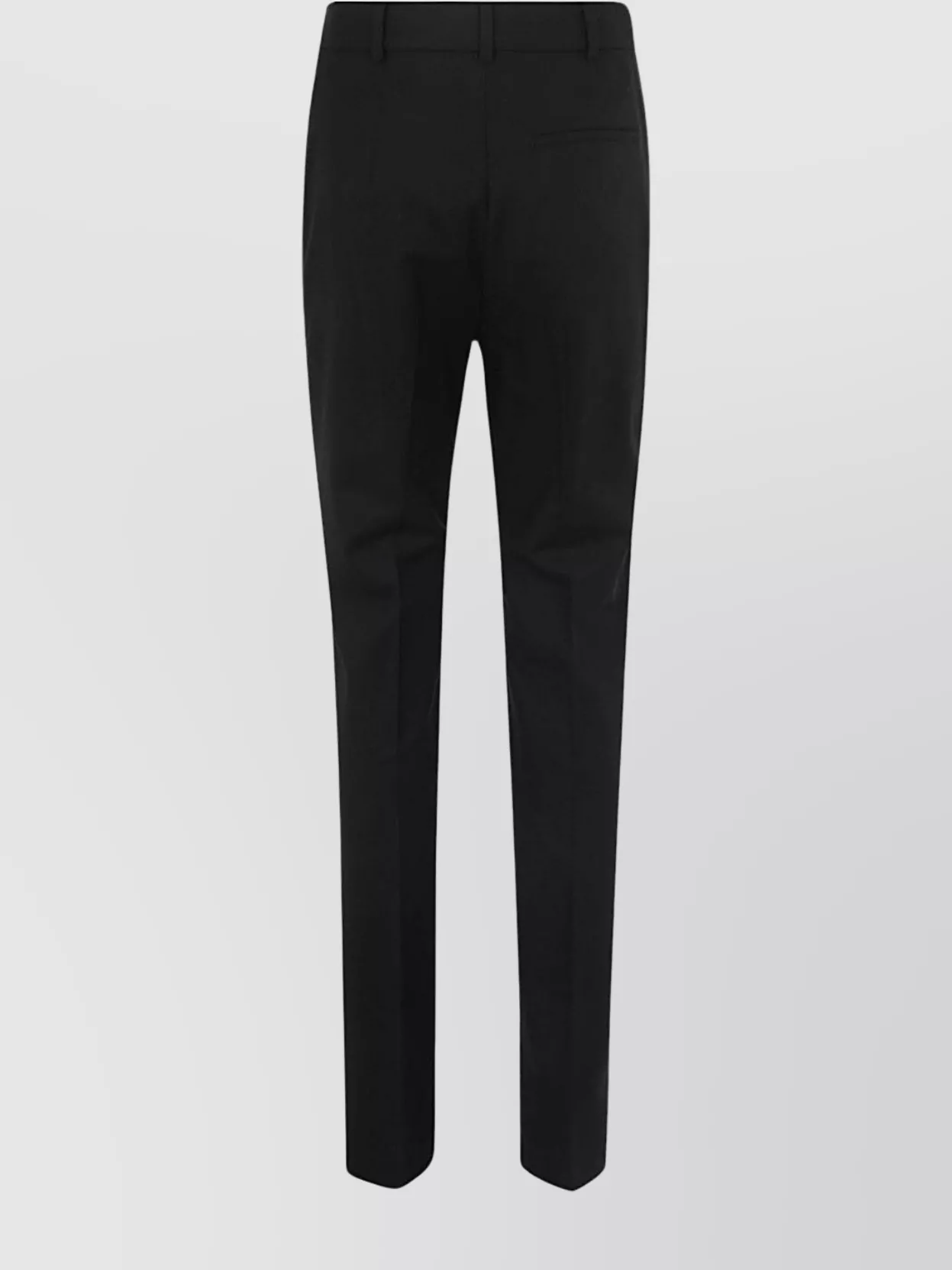 Sportmax Straight Leg Trousers And Pockets In Black