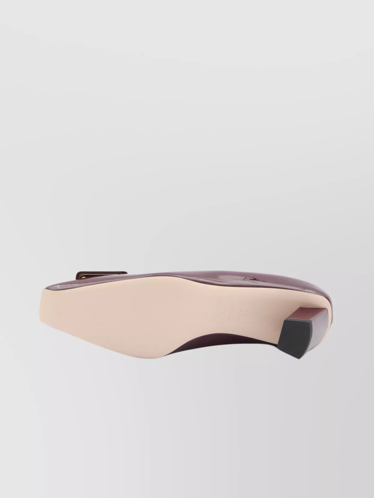 Roger Vivier Patent Leather Slingback Pumps With Block Heel