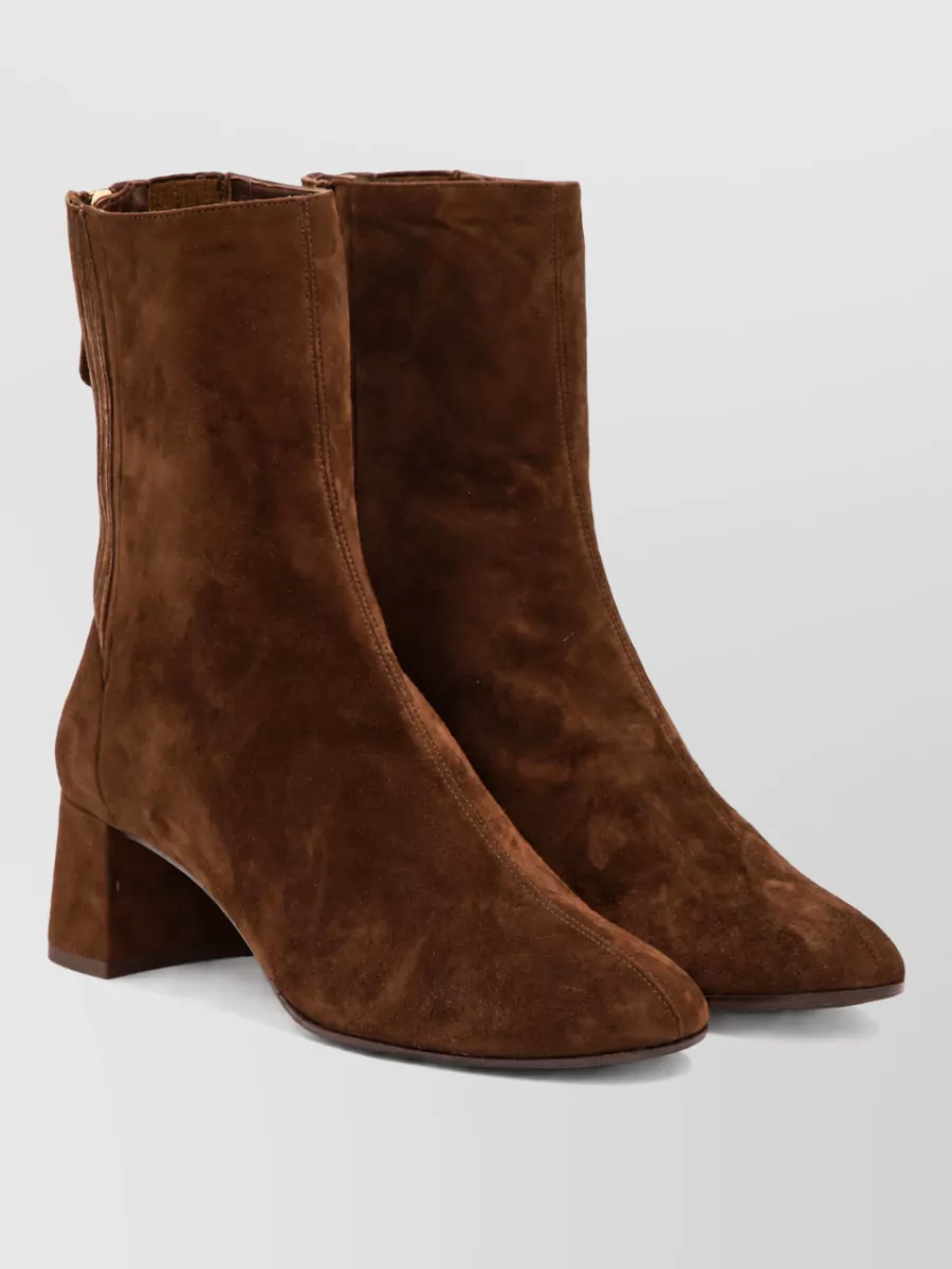 Aquazzura Lamb Leather Saint Honore 50 Mm Ankle Boots