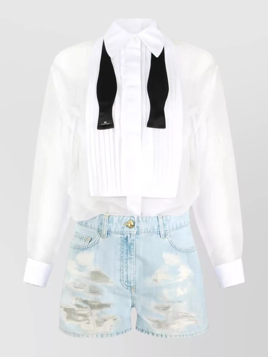 Elisabetta Franchi cotton regular-fit knee-length shorts
