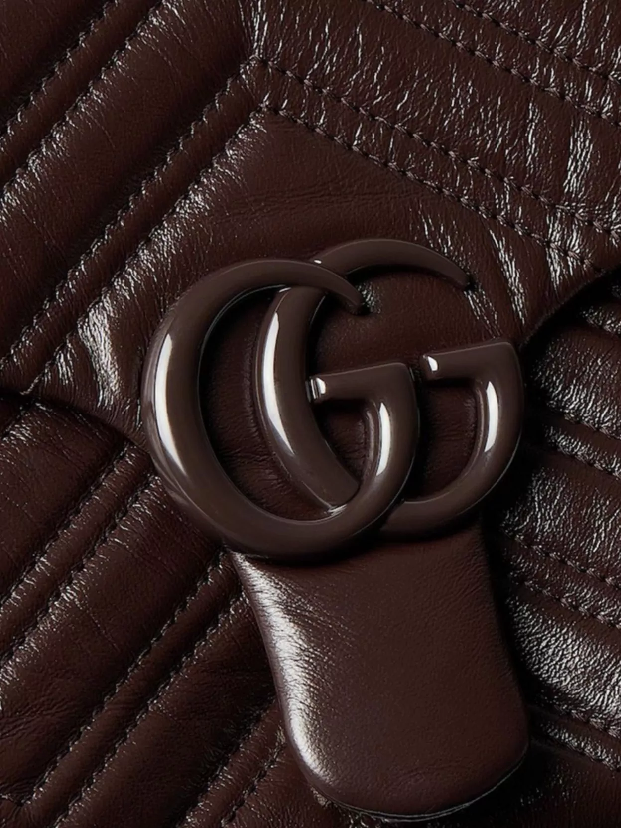 Gucci Maxi Shoulder Bag In Matelassé Leather