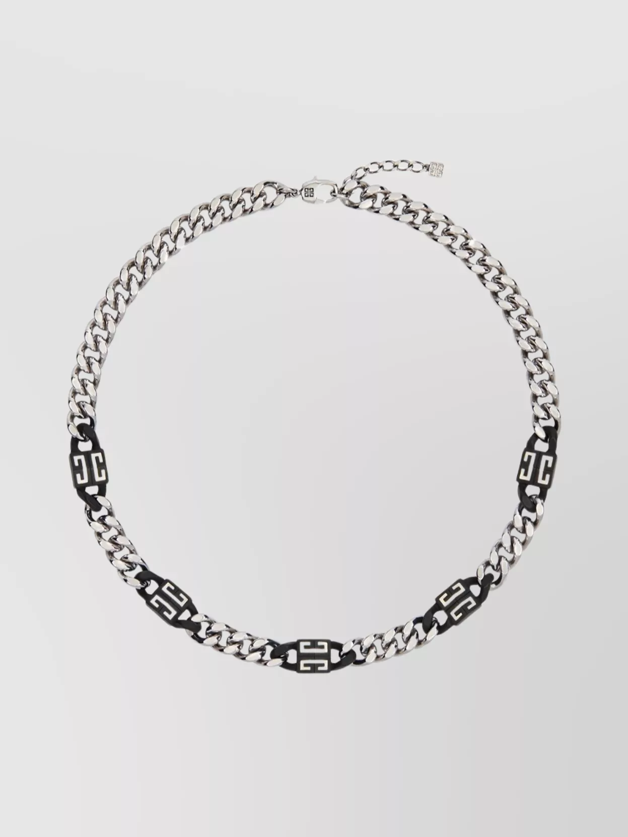 Shop Givenchy Metal Chain Link Necklace In White