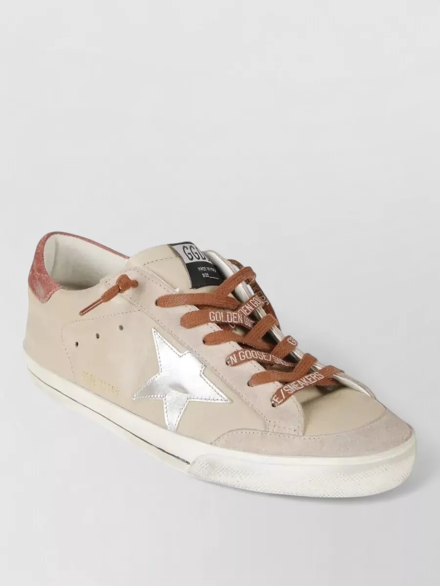 Golden Goose leather low-top sneakers
