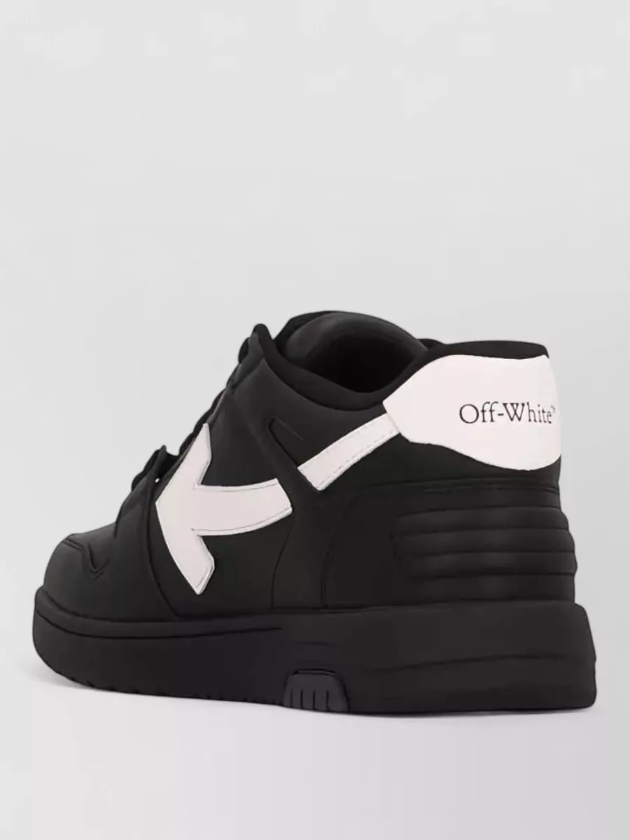 Off-White Calfskin Leather Low-Top Sneakers
