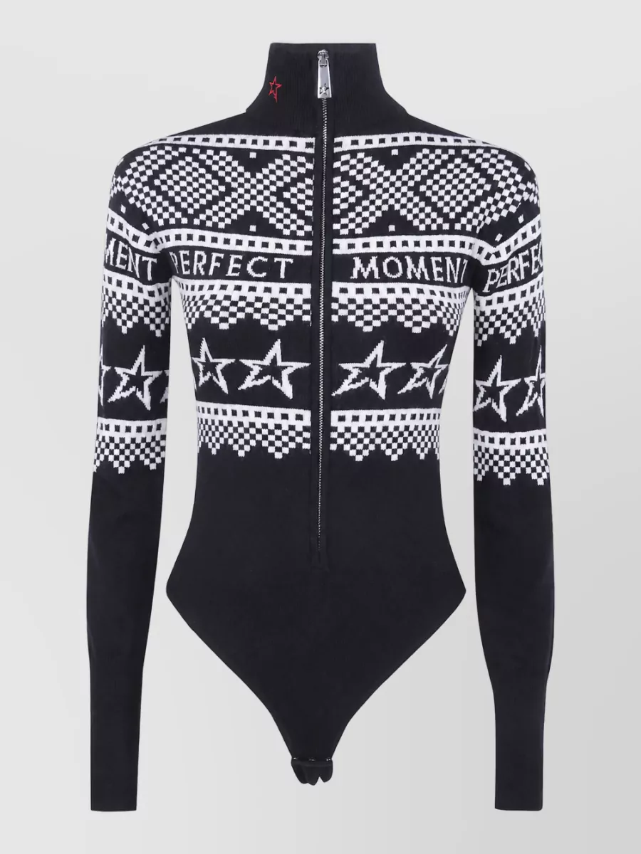 Perfect Moment merino wool long-sleeve bodysuit