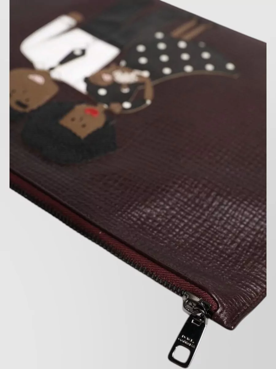 Dolce&Gabbana Leather Embellished Clutch Bag