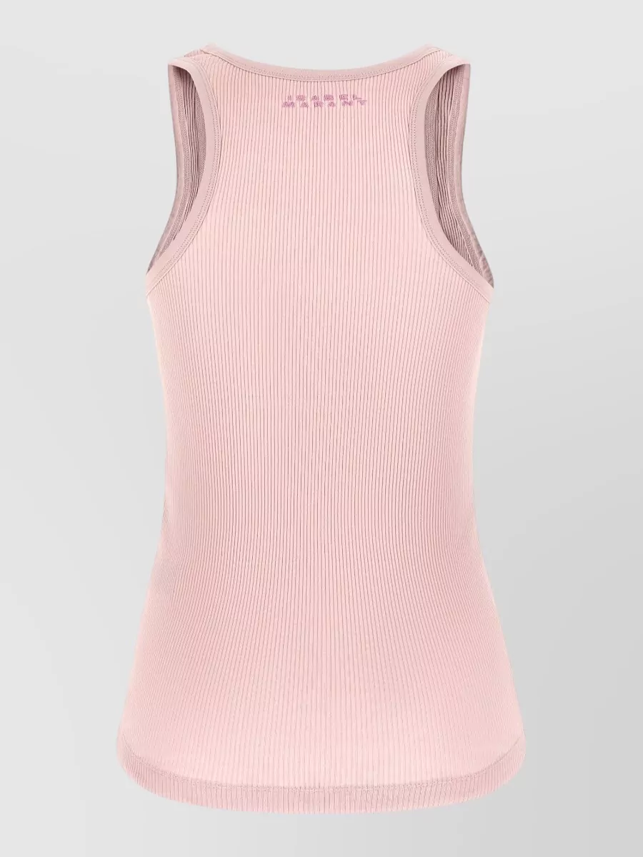 Isabel Marant Thea Tank Top Scoop Neck Ribbed