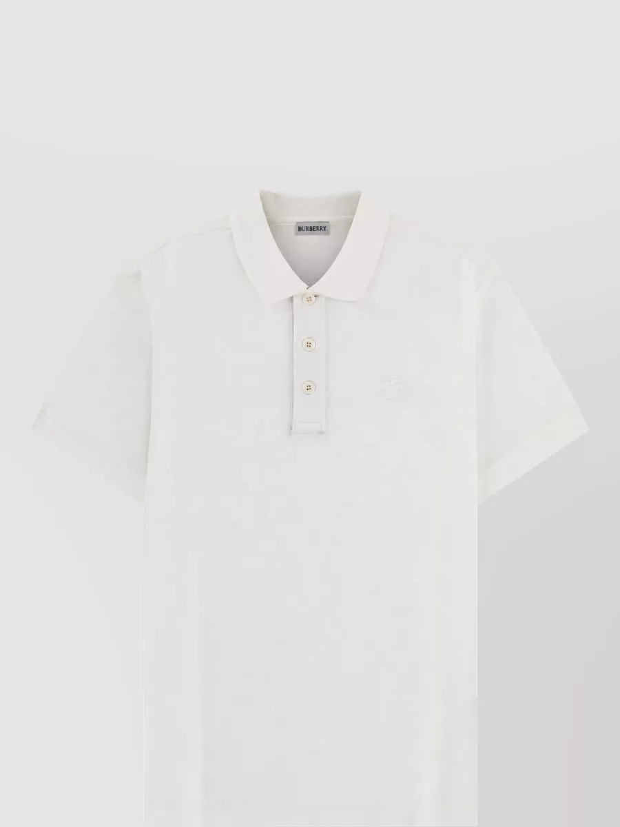 Burberry cotton polo shirt