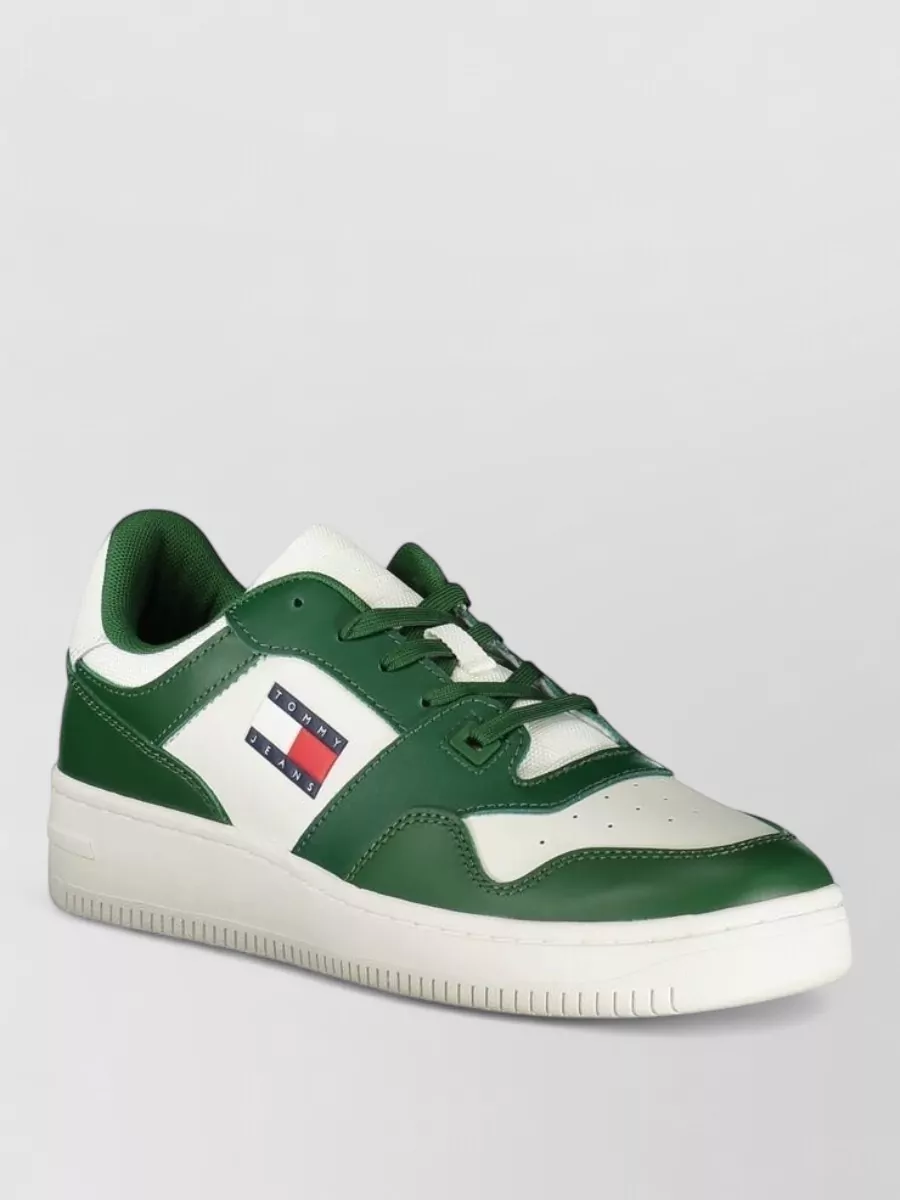 Tommy Hilfiger leather lace-up sneakers