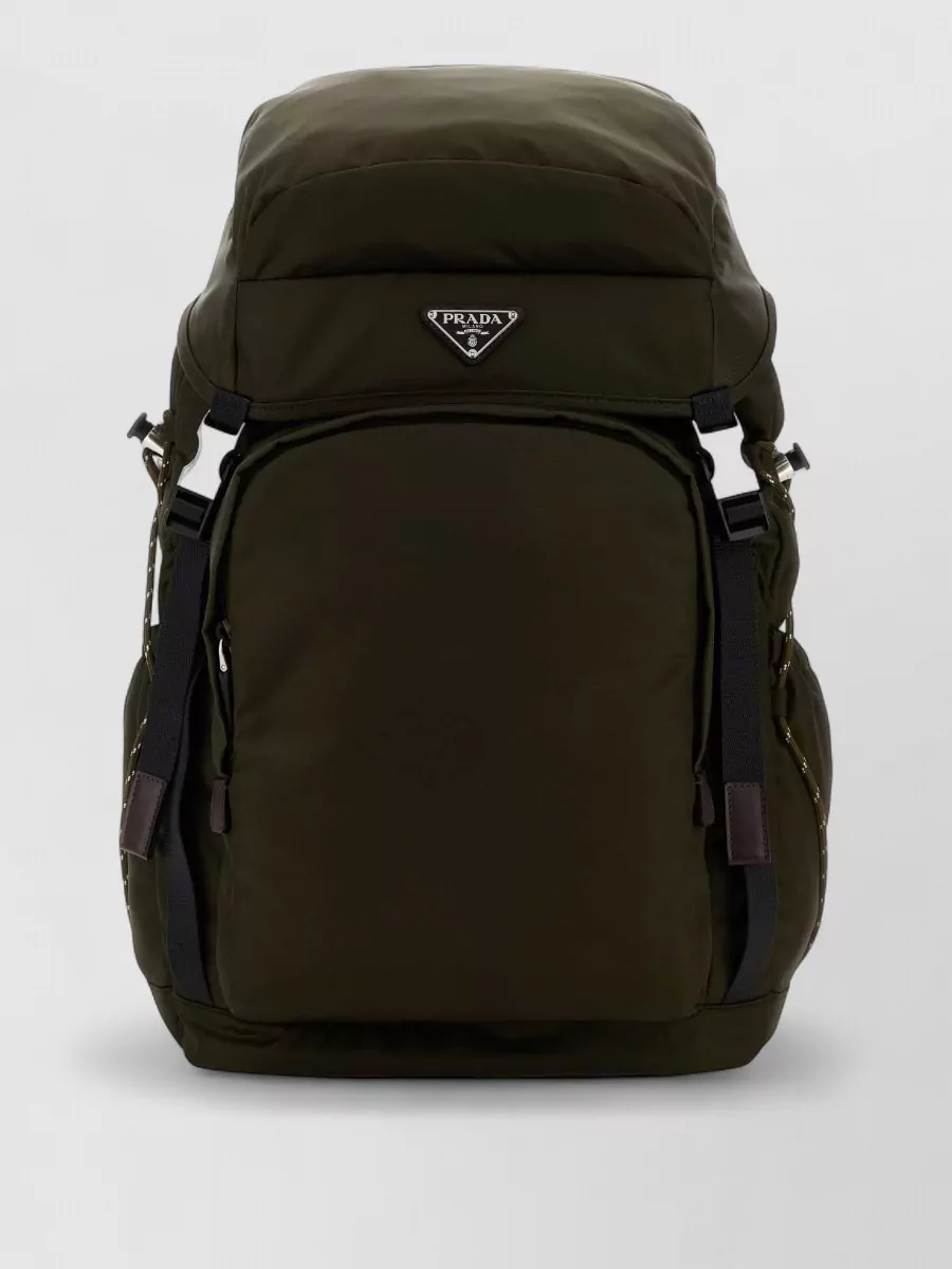 Prada canvas backpack