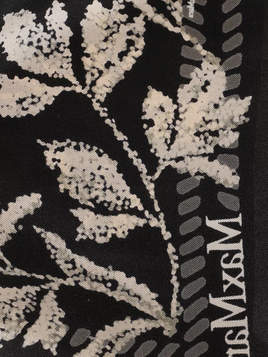 Max Mara Silk Printed Scarf
