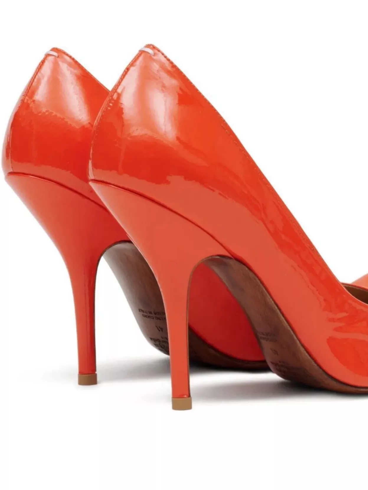 Maison Margiela Pointed Toe Stiletto Pumps With 100mm Heel