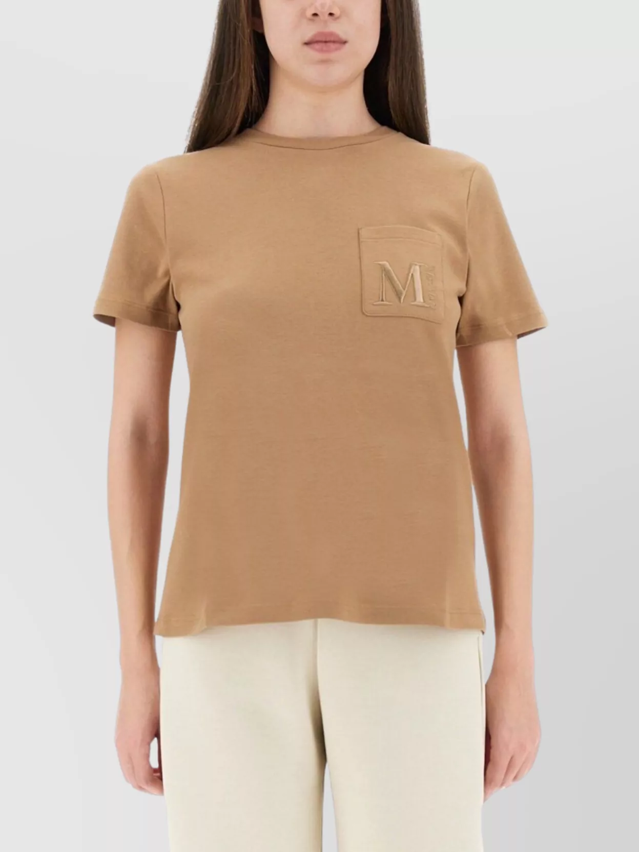 S Max Mara Regular Fit Short Sleeve Pocket T-Shirt