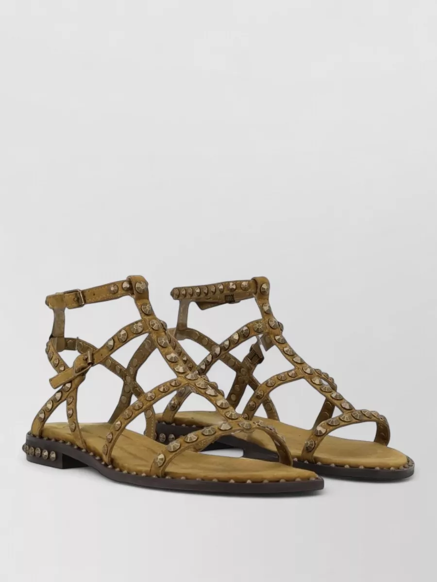 Ash Leather Sandals