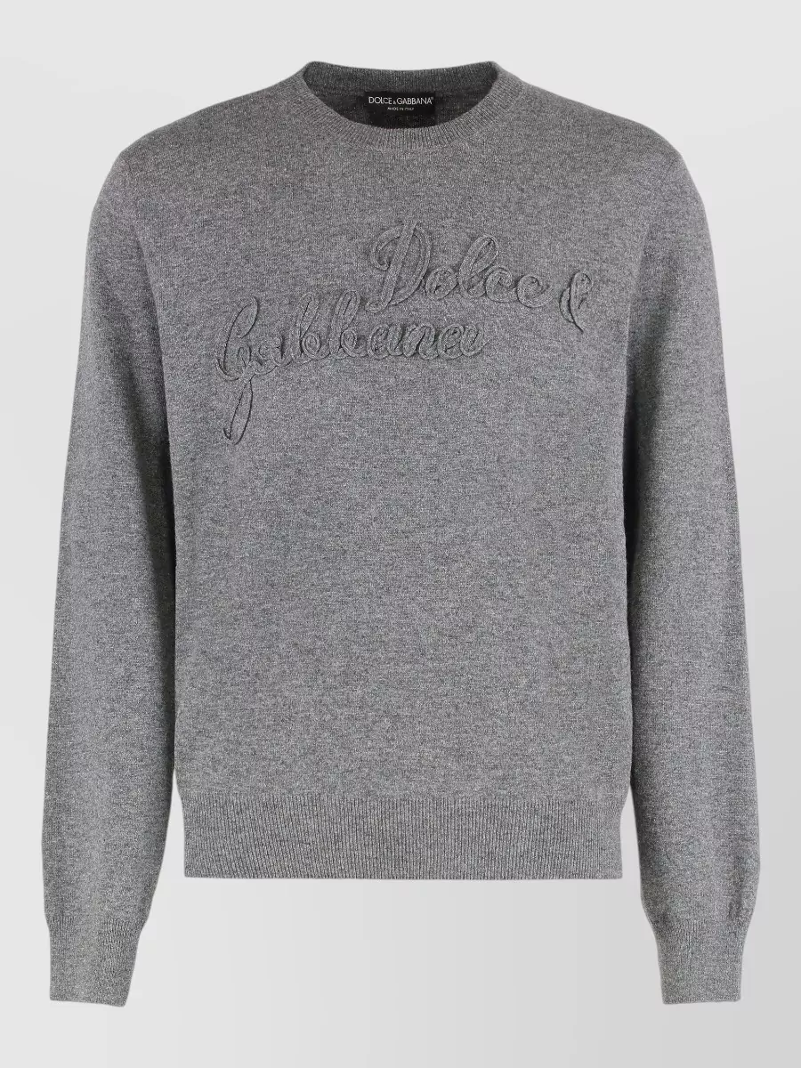 Dolce&Gabbana virgin wool crew-neck sweater