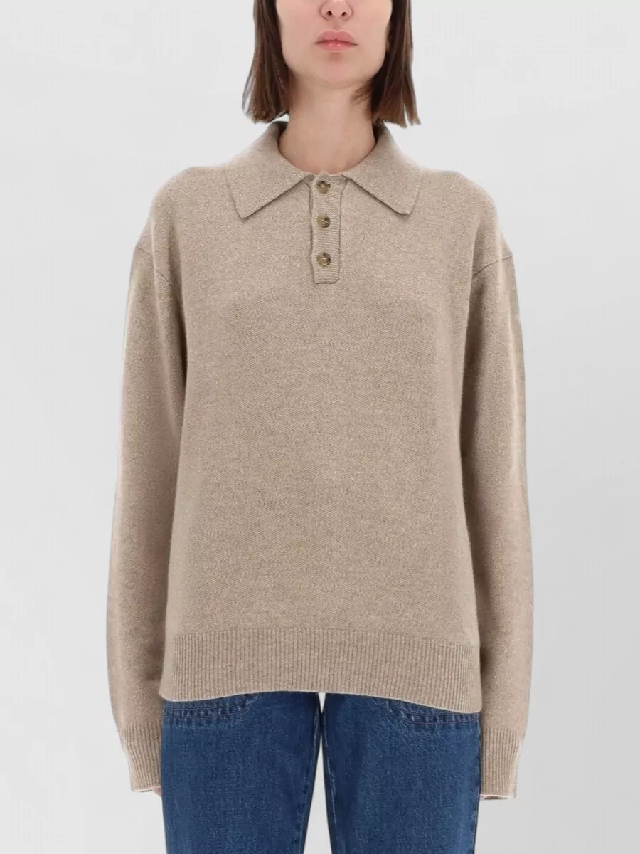 Guest In Residence Cashmere Polo Jumper