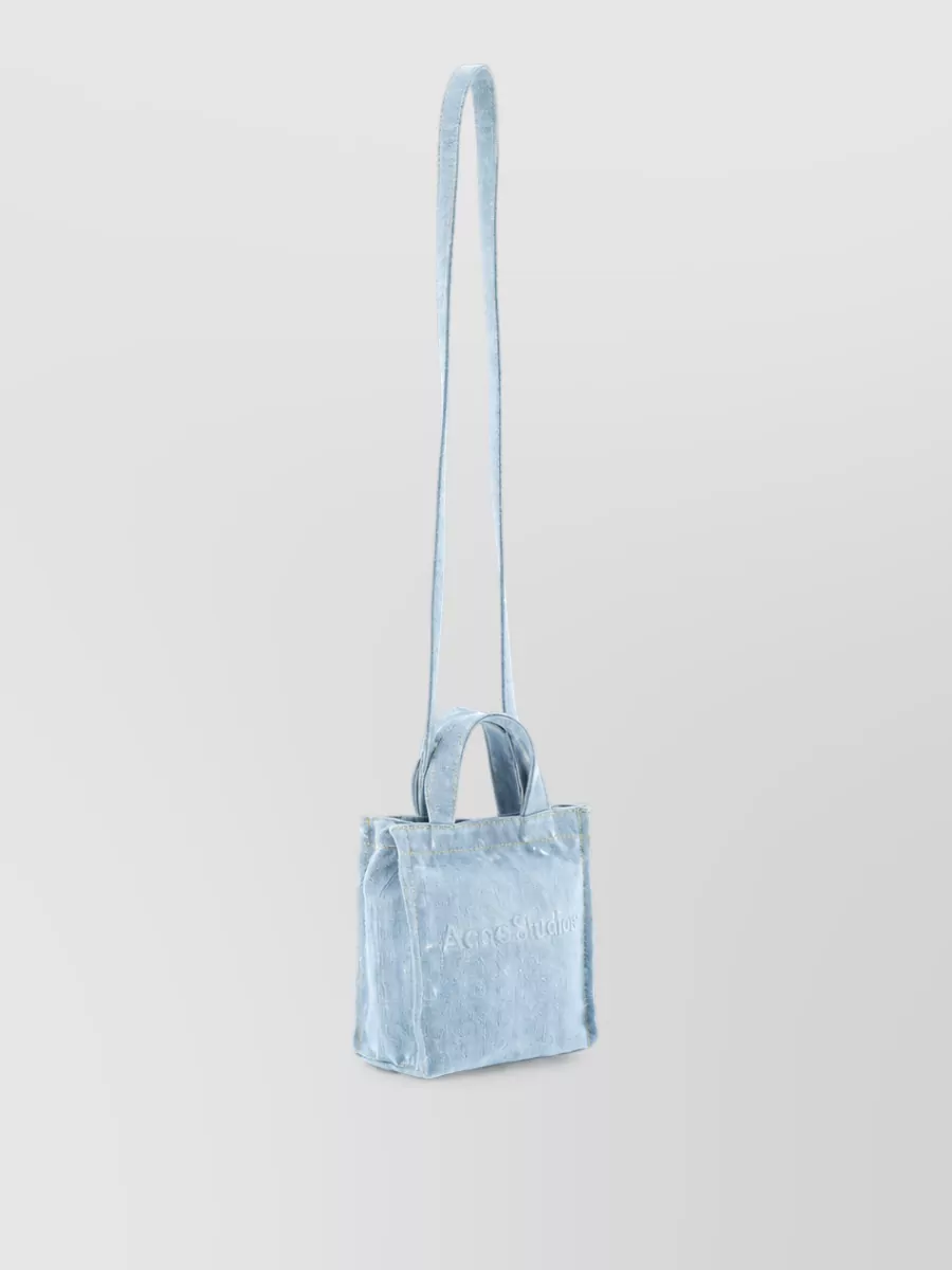 Acne Studios Denim Mini Shopper Bag