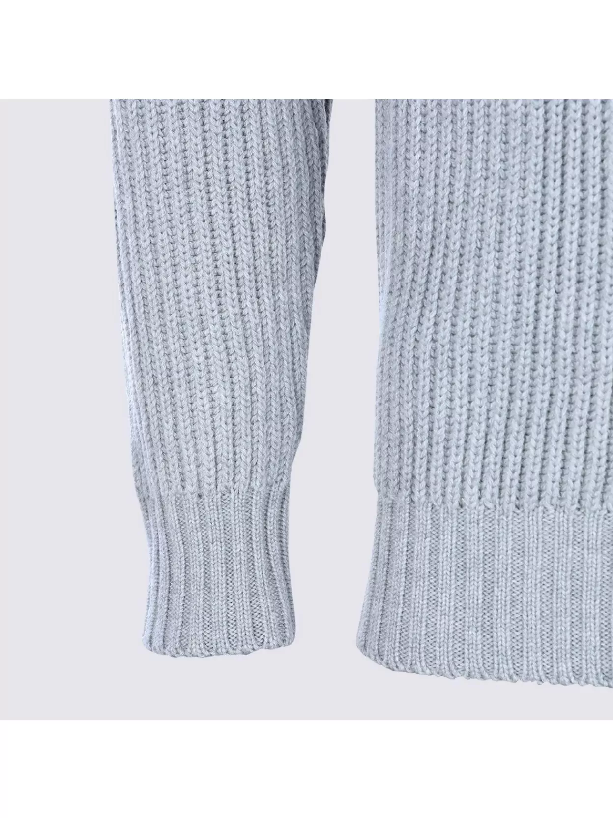 Eleventy Ribbed Texture Shawl Collar Long Sleeves In Gray